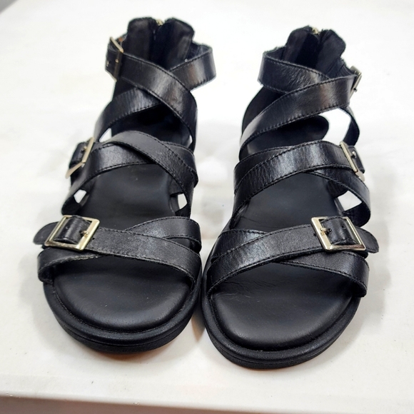 Carmela Love For Leather Strappy Gladiator Buckle Sandals 37 7 - Picture 4 of 7